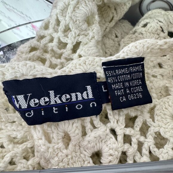 Weekend edition crochet dress floral flowers knit knitted beach style dress - Picture 6 of 8